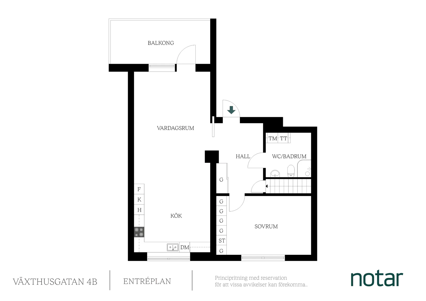 Bostadsrätt, Växthusgatan 4B, Mölndal