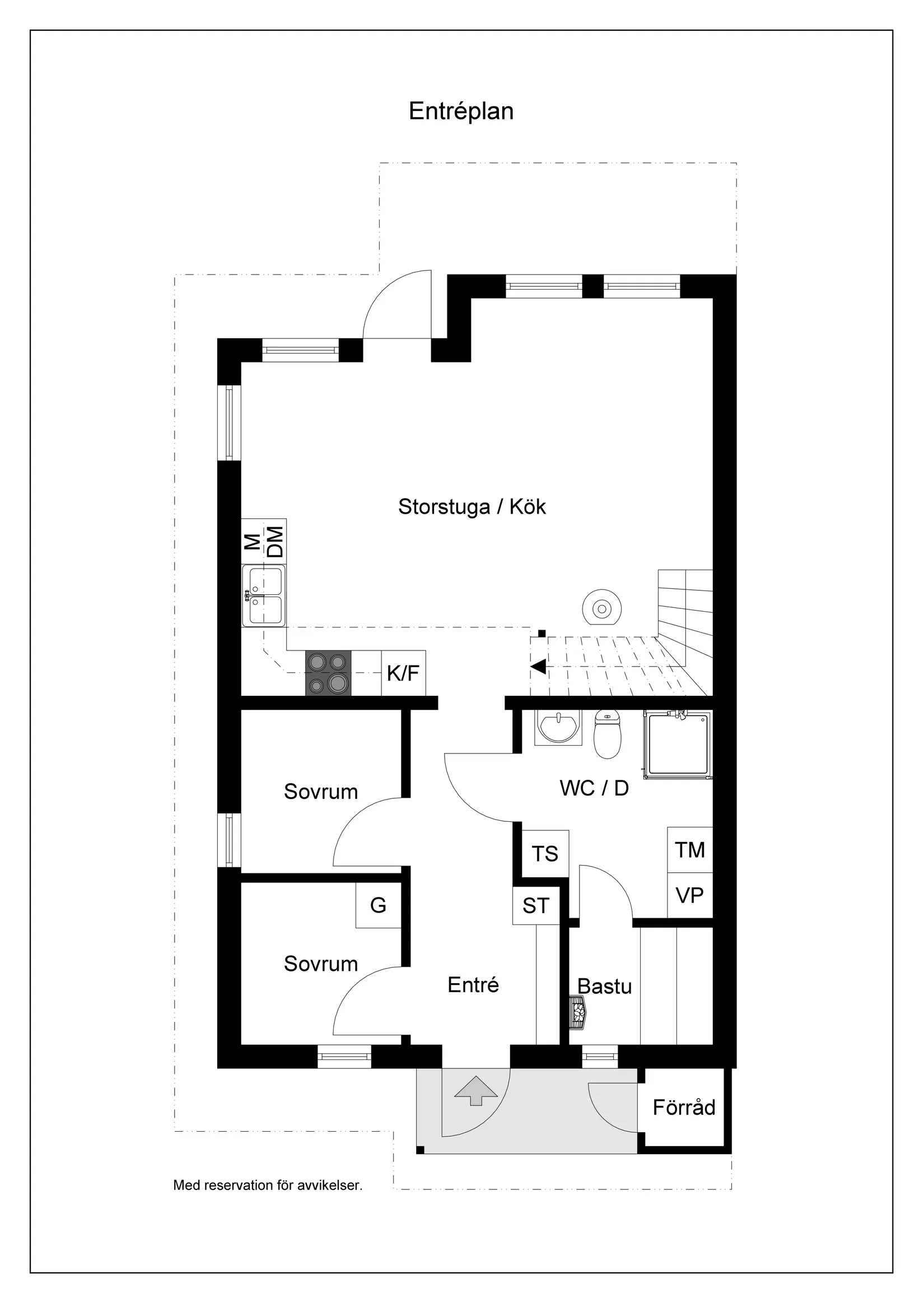 Radhus, Granvägen 7A, Storhogna, Berg