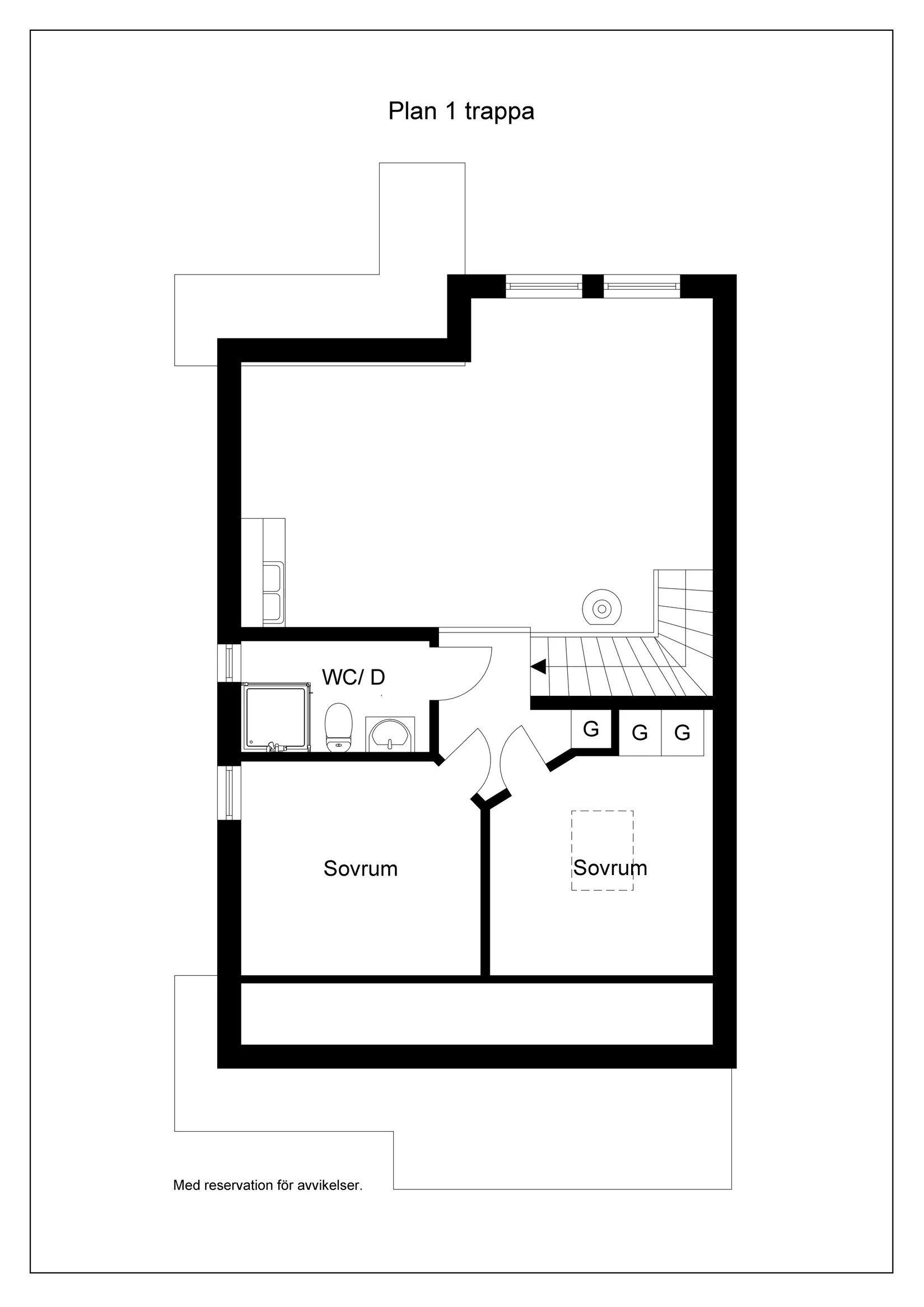 Radhus, Granvägen 7A, Storhogna, Berg