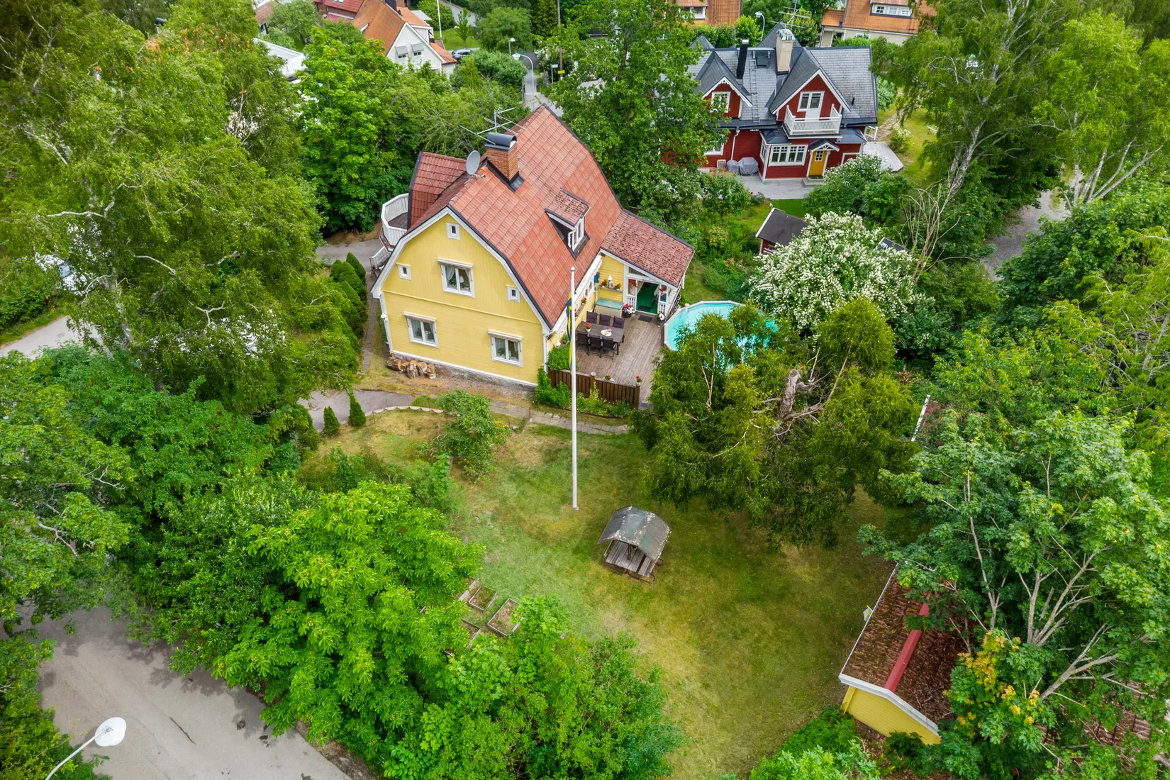 Villa, Drevkroken 37 / Skallgångsbacken 46, Solhem, Stockholm
