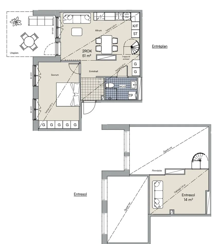 Bostadsrätt, Archimedesgränd, lgh 1001, Mariehäll, Stockholm