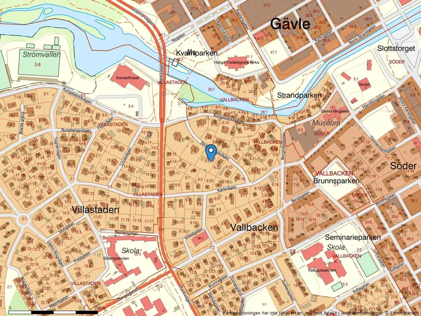 Bostadsrätt, Strömsborgsvägen 6, Vallbacken, Gävle