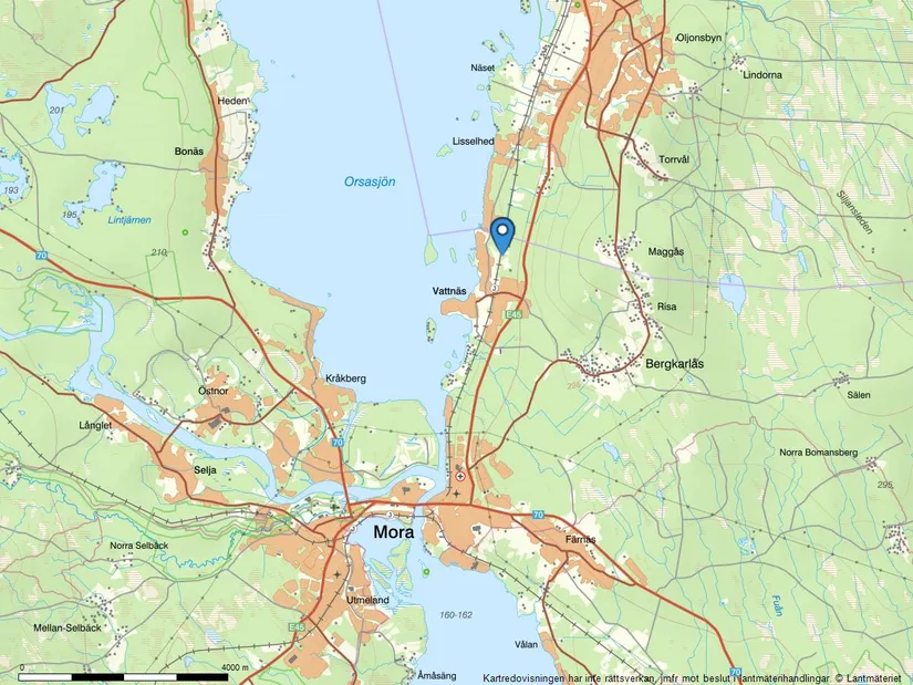 Tomt, Vattnäs, Vattnäs, Mora