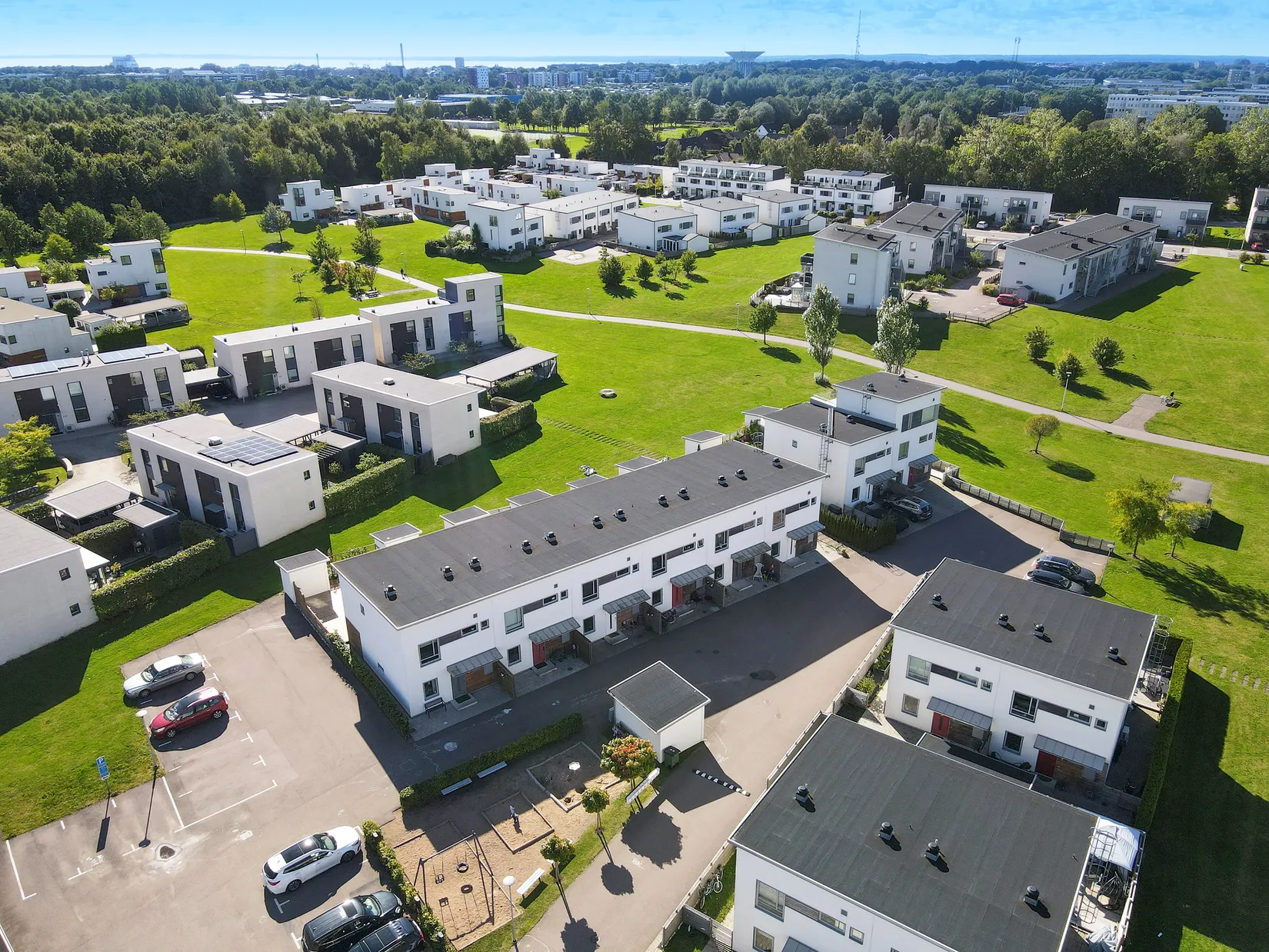 Radhus, Lundsbäcksgatan 104, Vasatorps trädgård, Helsingborg
