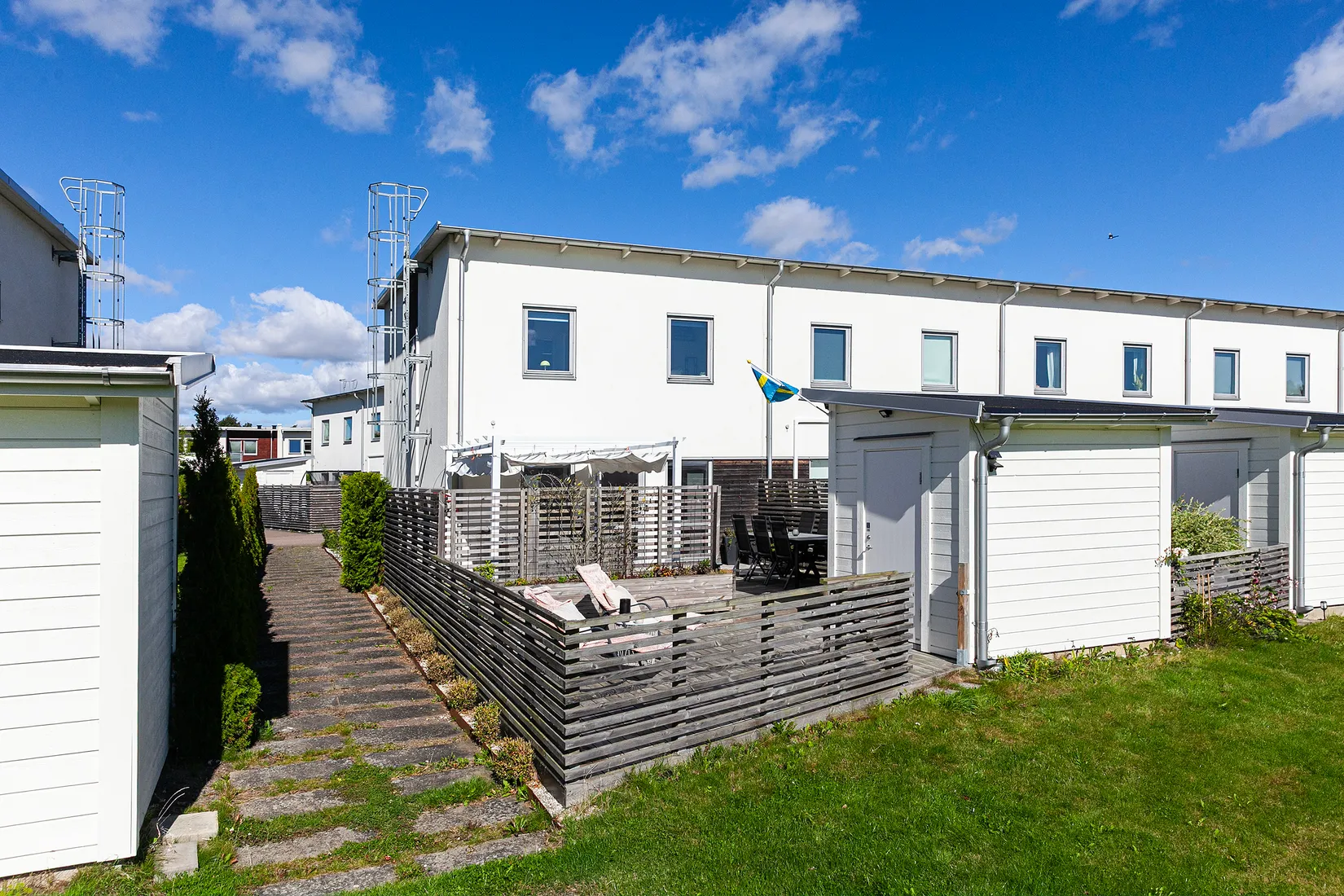 Radhus, Lundsbäcksgatan 104, Vasatorps trädgård, Helsingborg