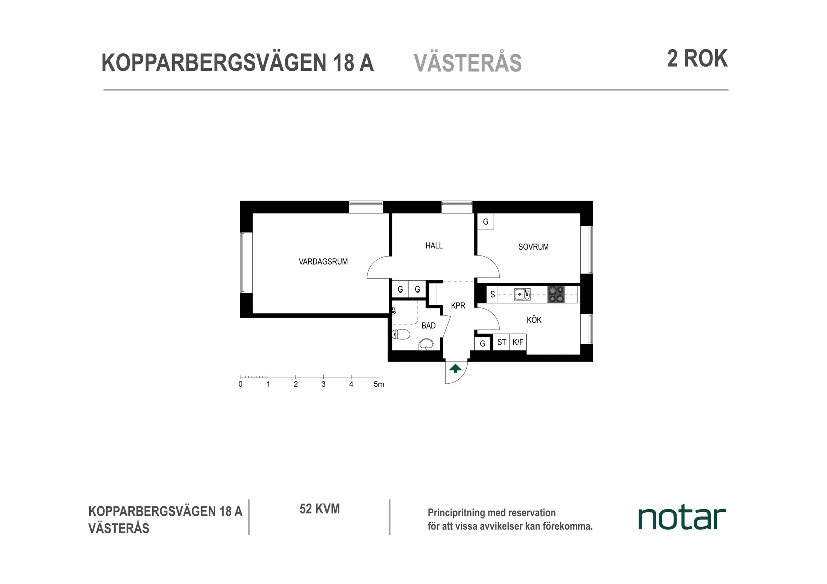 Bostadsrätt, Kopparbergsvägen 18 A, Västerås