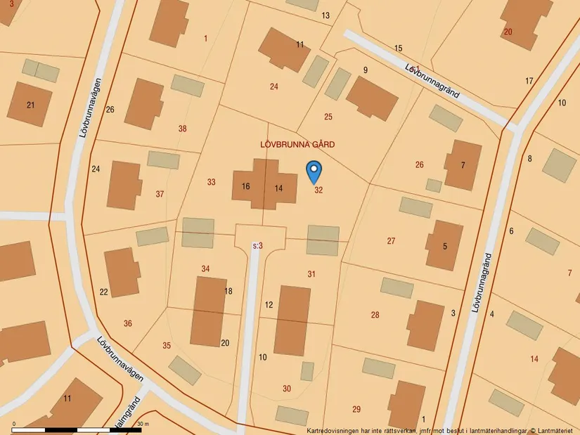 Radhus, Lövbrunnavägen 14, Lövbrunna, Täby
