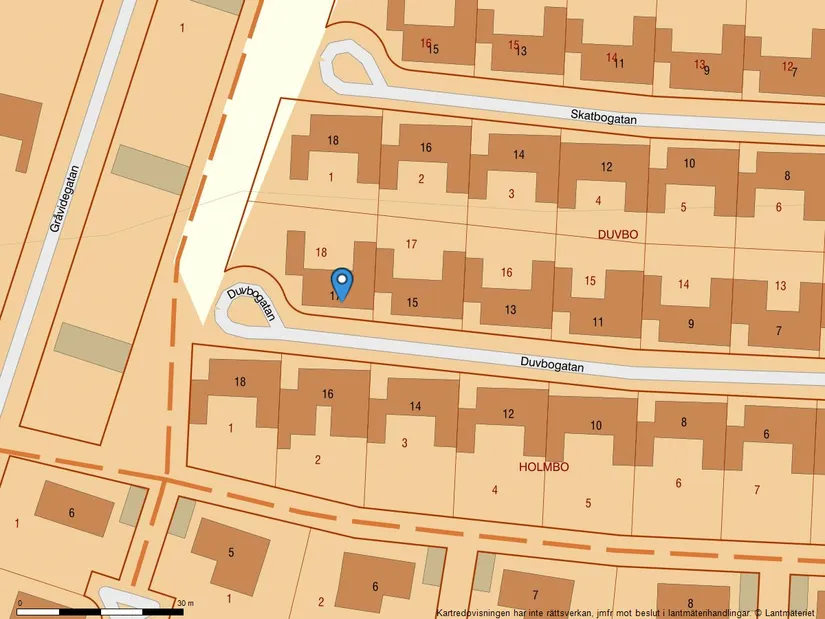 Radhus, Duvbogatan 17, Virentofta, Malmö