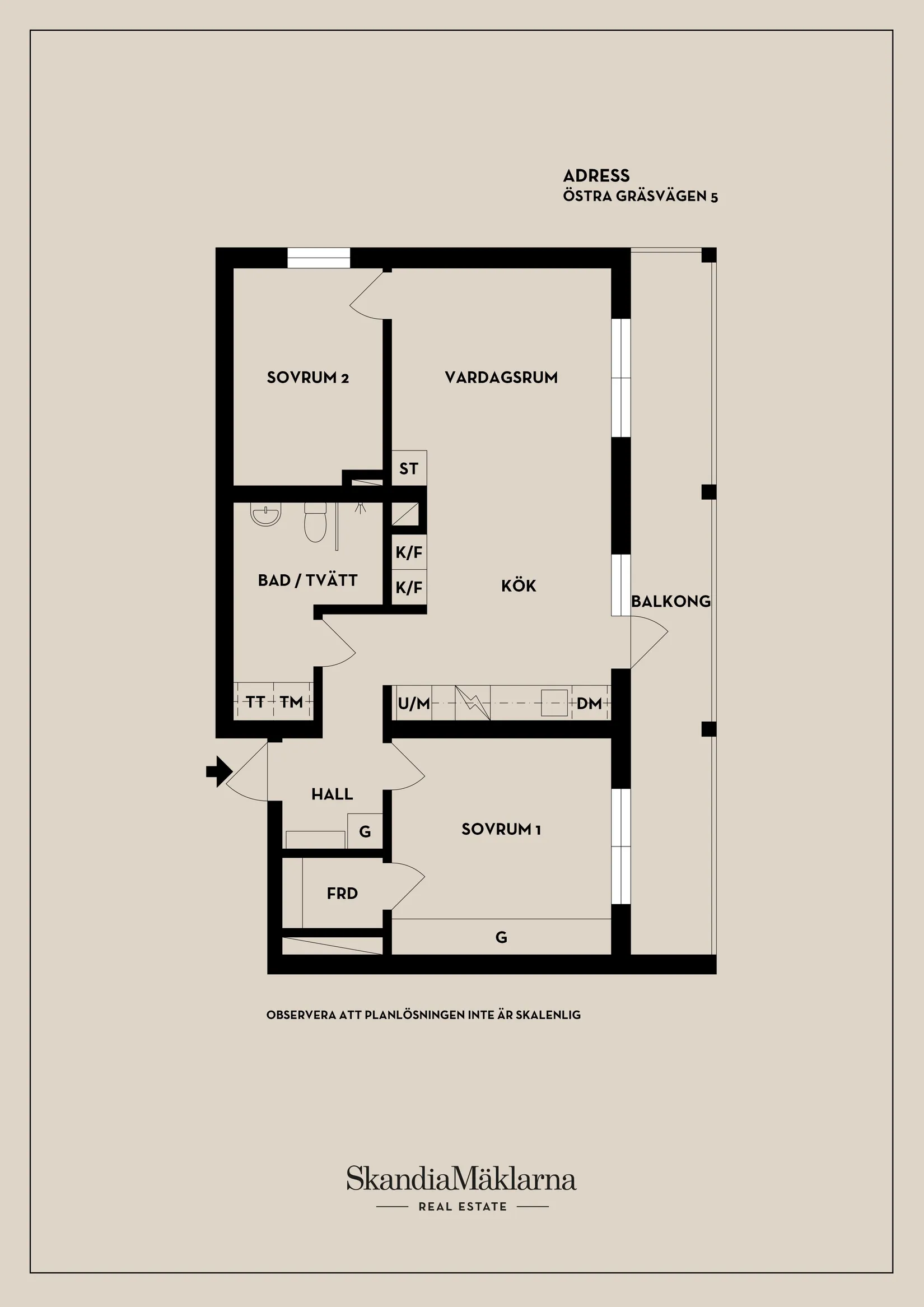 Bostadsrätt, Östra Gräsvägen 5, Ektorp, Nacka