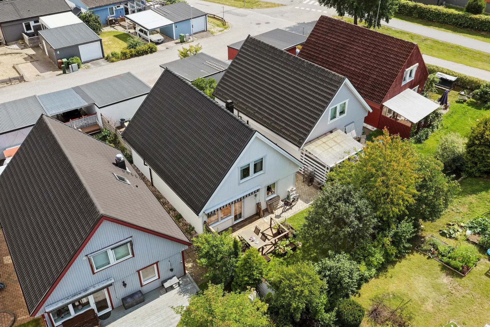 Radhus, Svärmarevägen 20, Fresta, Upplands Väsby