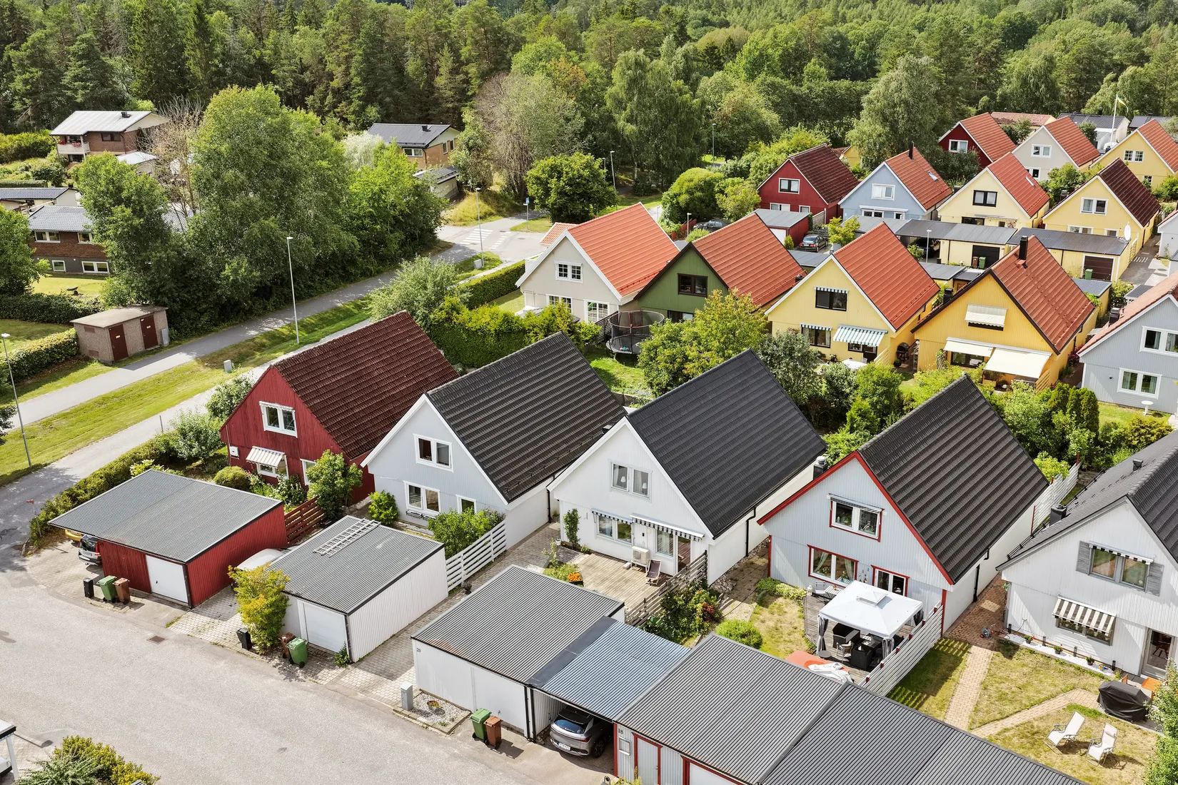 Radhus, Svärmarevägen 20, Fresta, Upplands Väsby