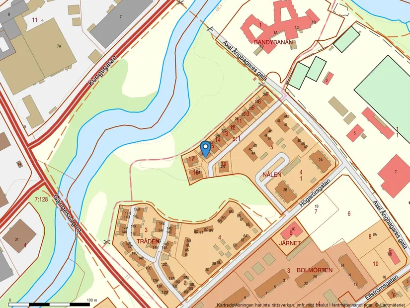 Villa, Axel Ångbagares gata 2K, Lagavallen, Ljungby