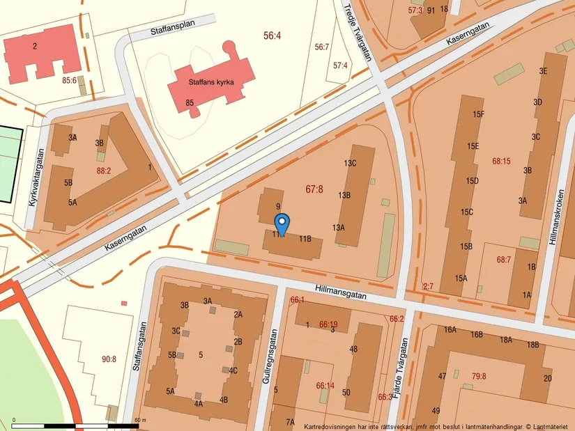 Bostadsrätt, Hillmansgatan 11A, Brynäs, Gävle