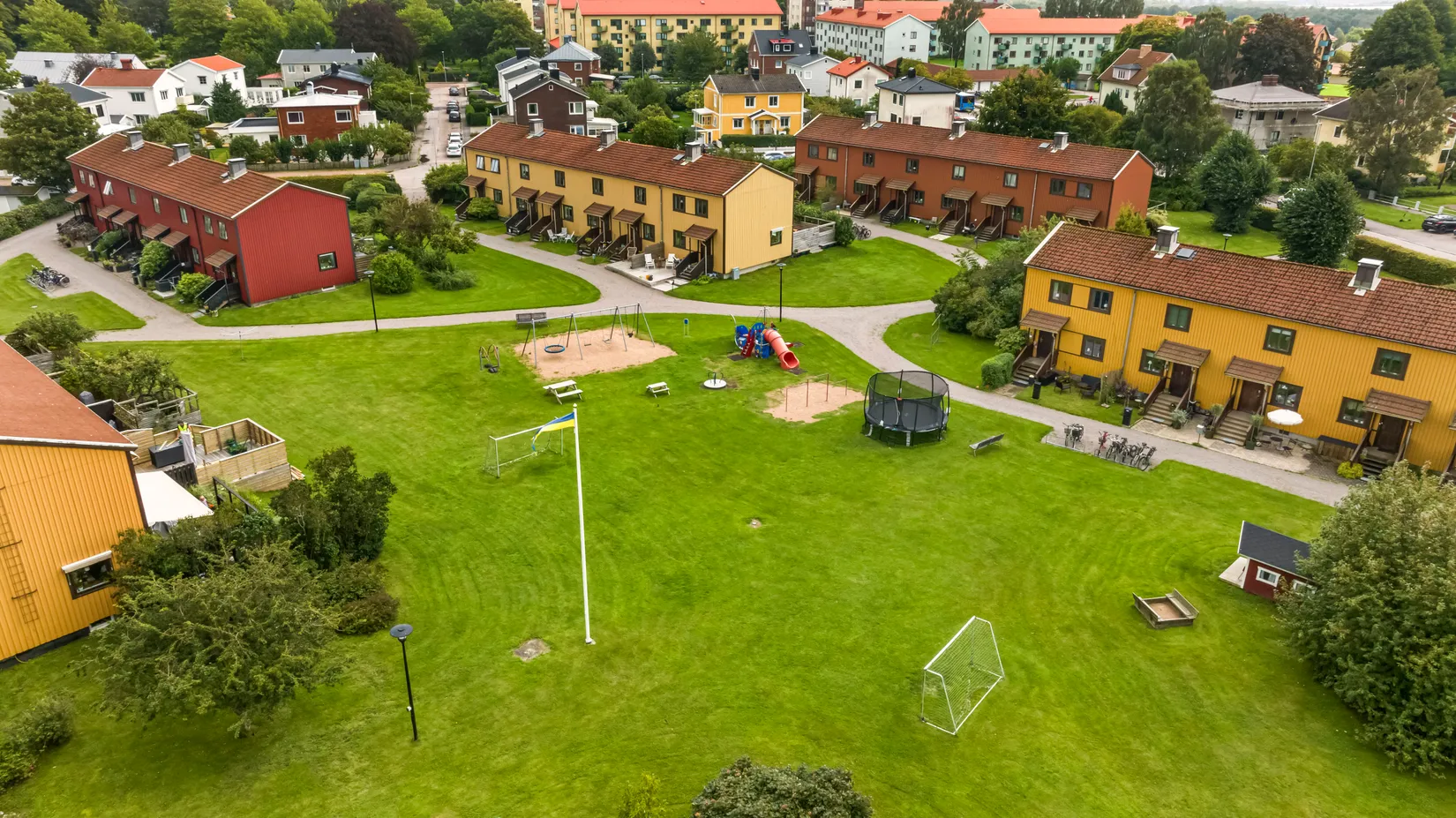 Radhus, Fredrik Vetterlundsväg 1a, Rotorp, Halmstad