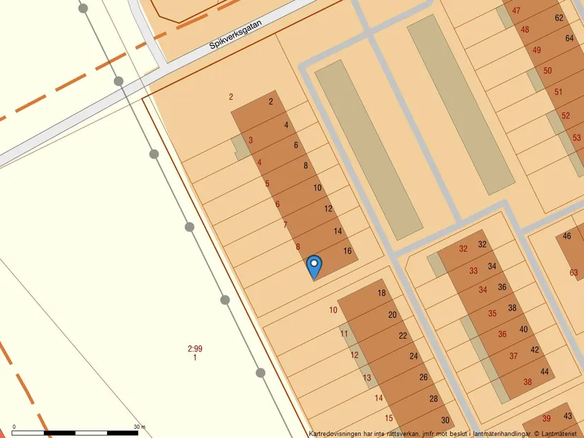 Radhus, Spikverksgatan 16, Bäckby, Västerås