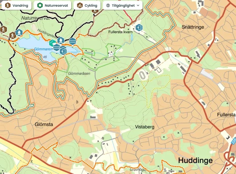 Radhus, Vistabergs allé 16, Vistaberg, Huddinge
