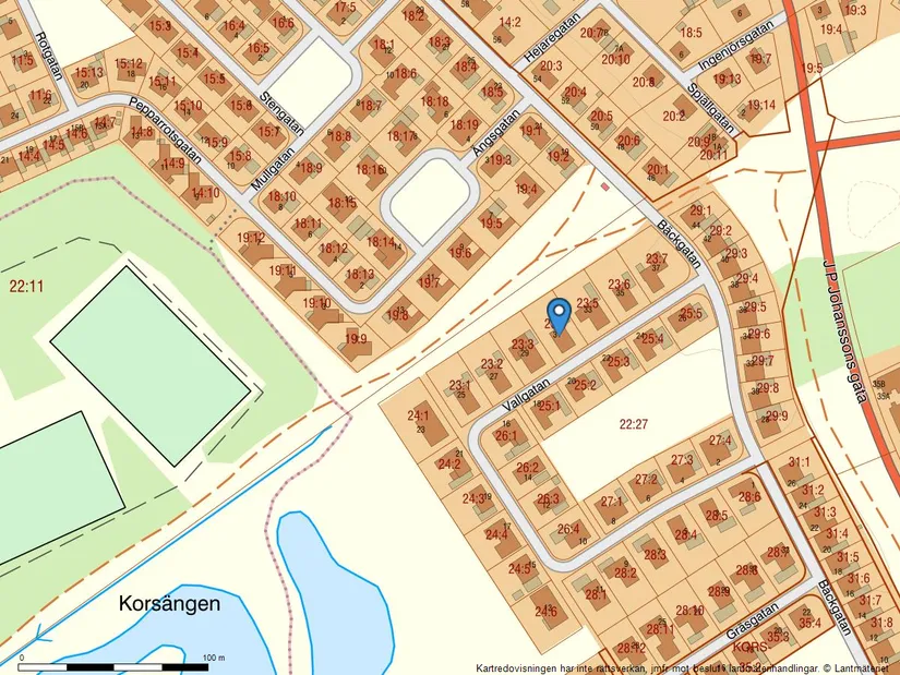 Villa, Vallgatan 31, Korsängen, Enköping