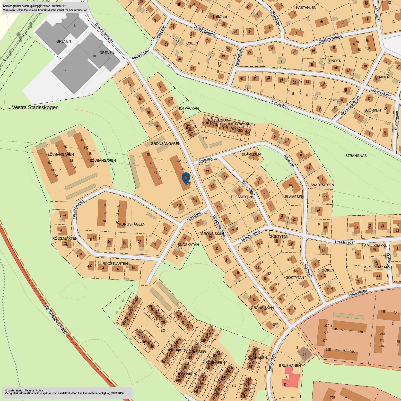 Bostadsrätt, Olivehällsvägen 24D, Stadsskogen, Strängnäs