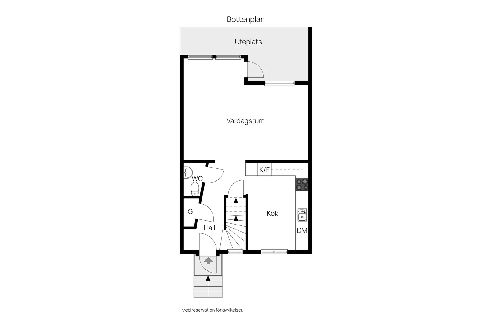 Radhus, Jaktstigen 3C, Öster, Hudiksvall