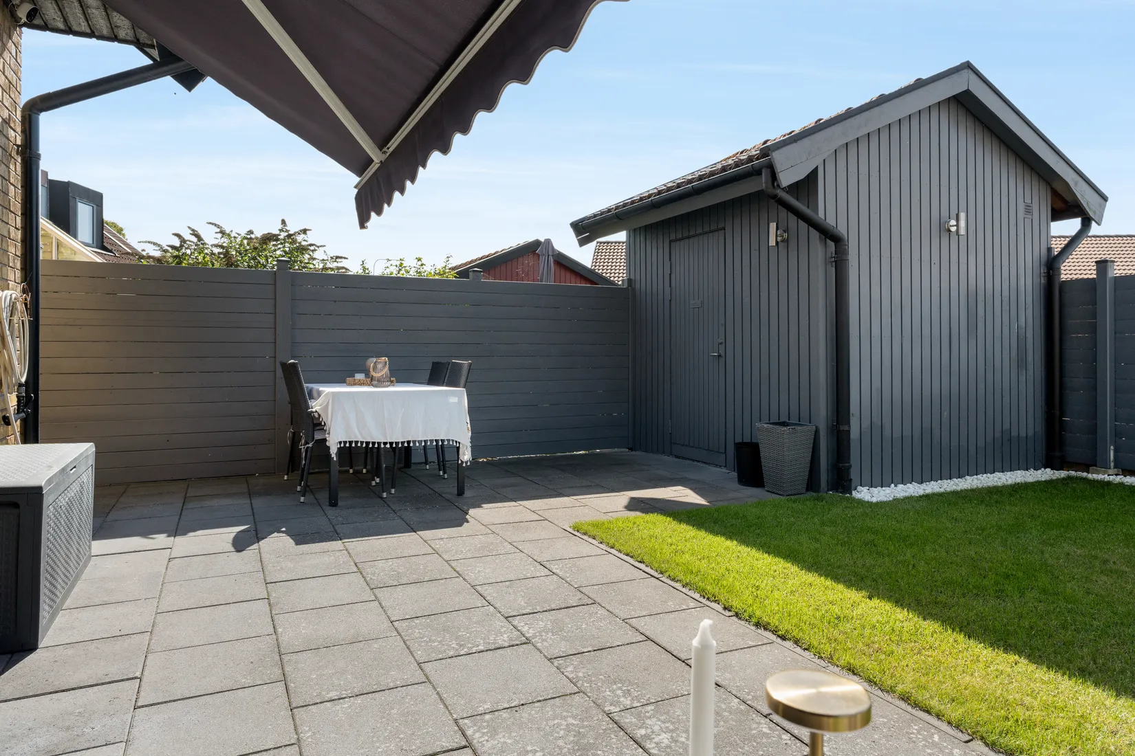 Radhus, Slussgårdens mittgränd 15, Väster, Trelleborg