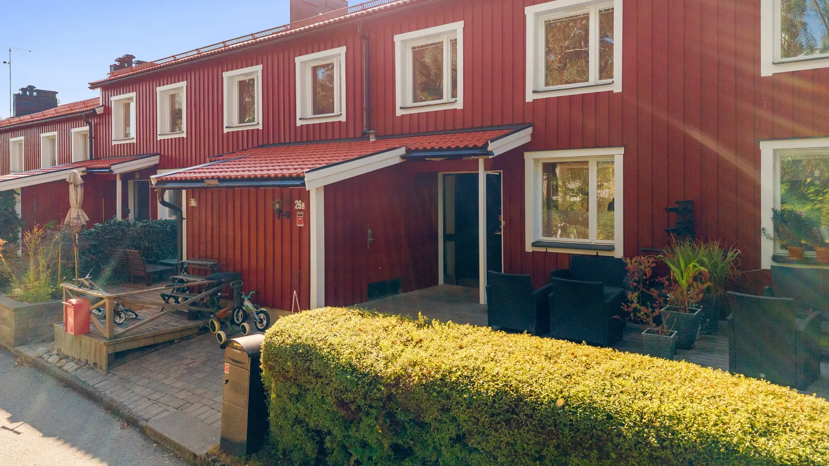 Radhus, Älggårdsvägen 26B, Mörtnäs, Värmdö
