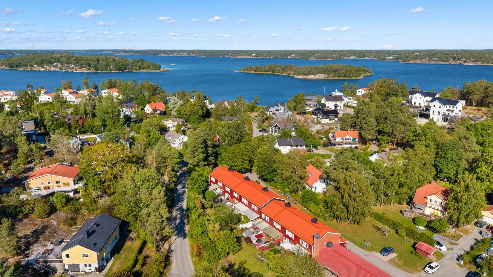 Radhus, Älggårdsvägen 26B, Mörtnäs, Värmdö