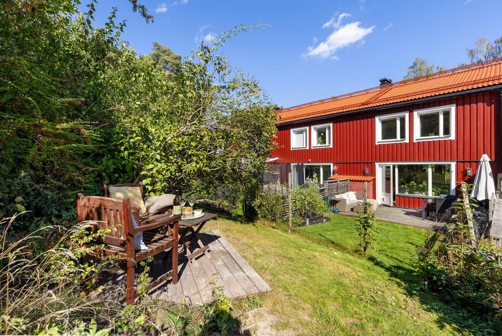 Radhus, Älggårdsvägen 26B, Mörtnäs, Värmdö