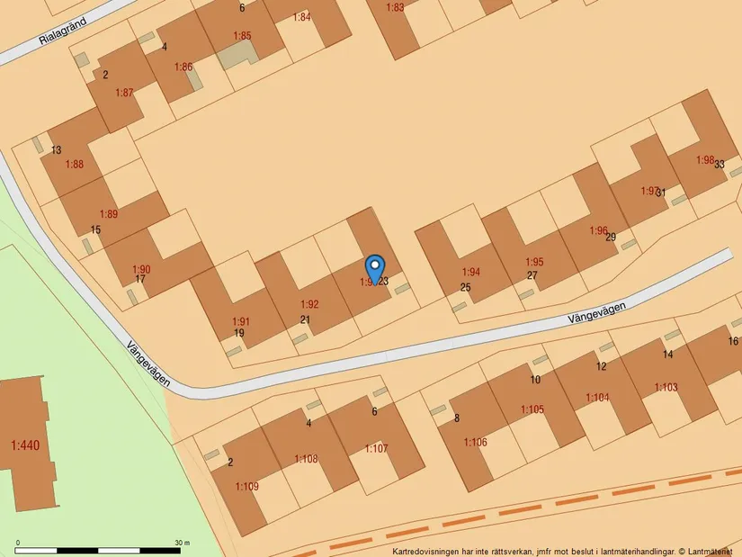 Radhus, Vängevägen 23, Skälby, Upplands Väsby