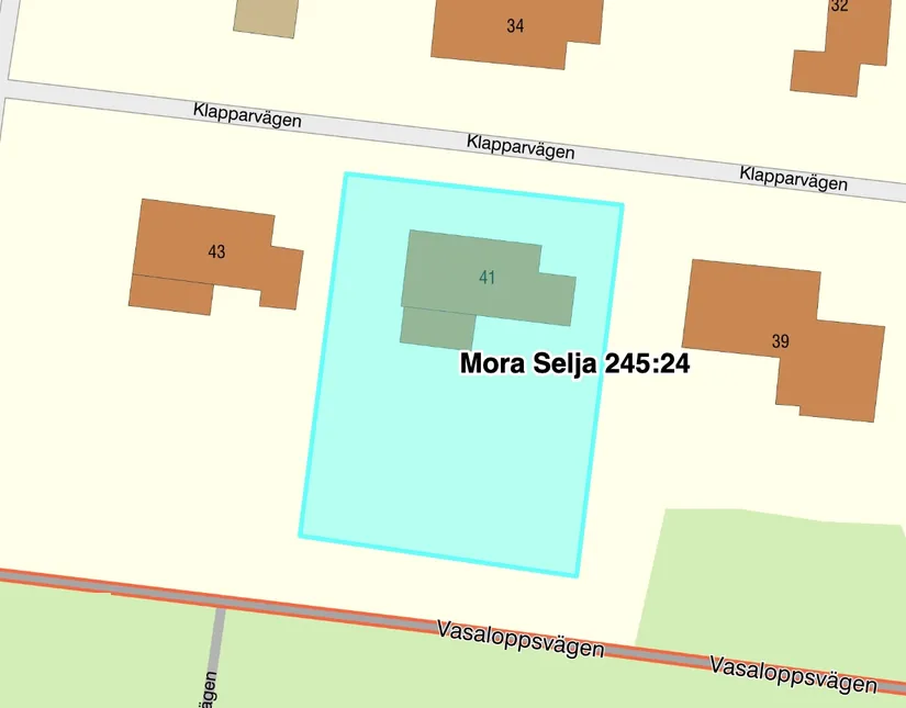 Villa, Klapparvägen 41, Selja, Mora