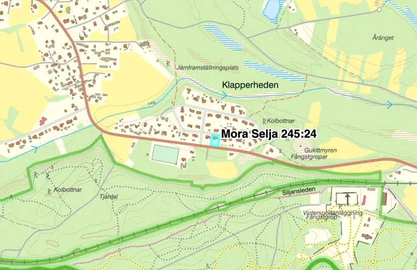 Villa, Klapparvägen 41, Selja, Mora