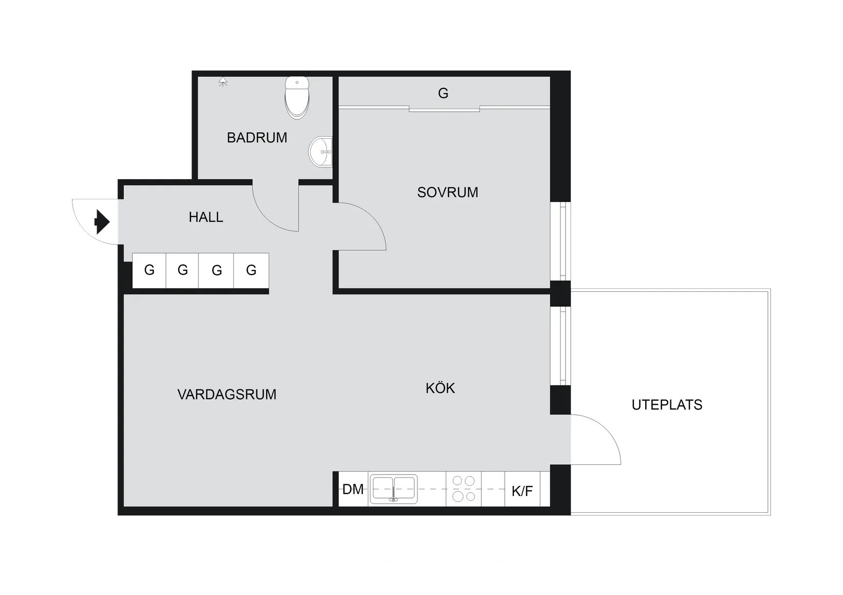 Bostadsrätt, Flygkårsvägen 9, Hägernäs, Täby