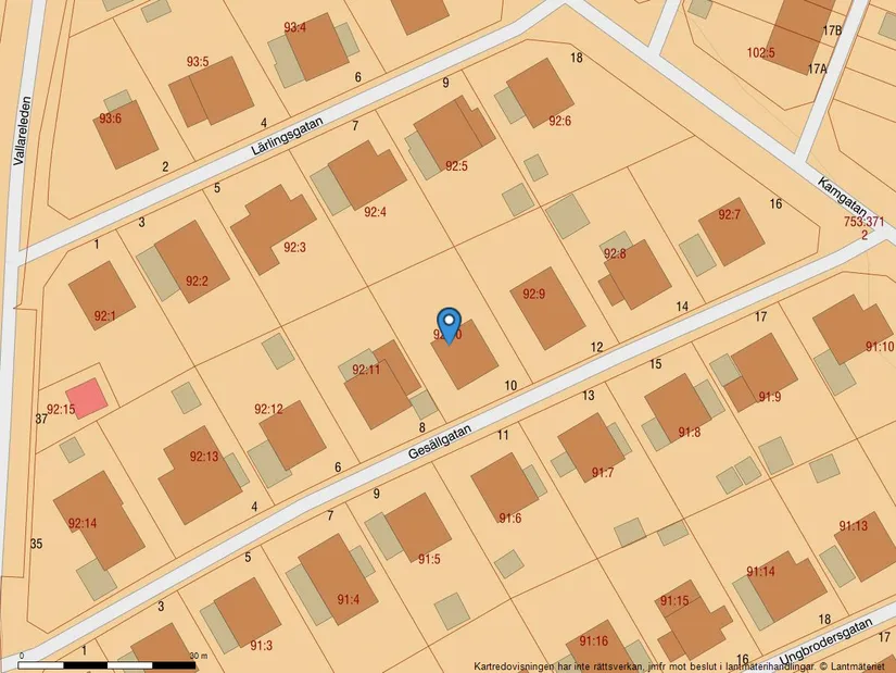 Villa, Gesällgatan 10, Utby, Göteborg