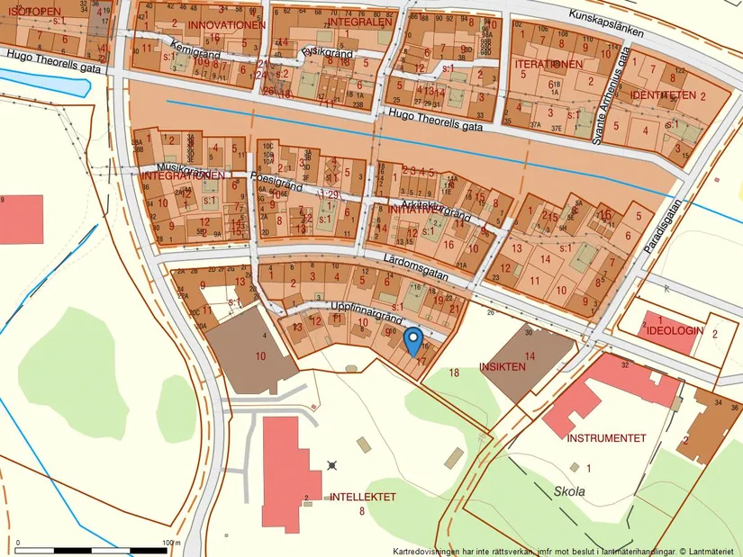 Radhus, Uppfinnargränd 14, Vallastaden, Linköping