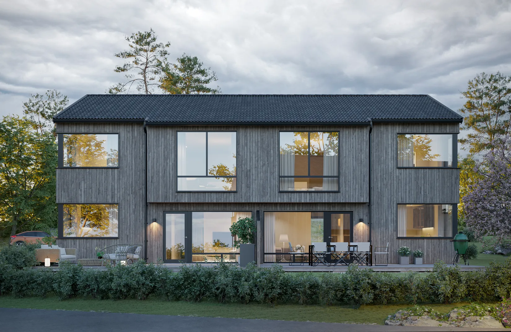 Radhus, Fyrgränd 4D, Högmora, Huddinge