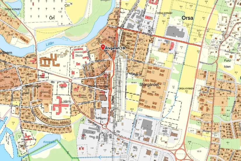 Bostadsrätt, Älvgatan 1B, Centrala Orsa, Orsa