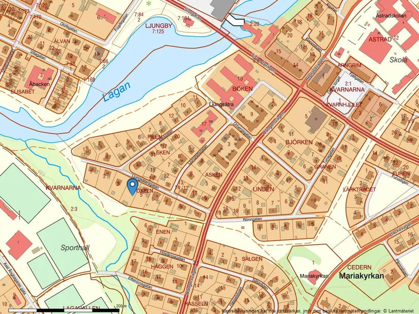 Villa, Ljungsätersgatan 12, Hångers, Ljungby