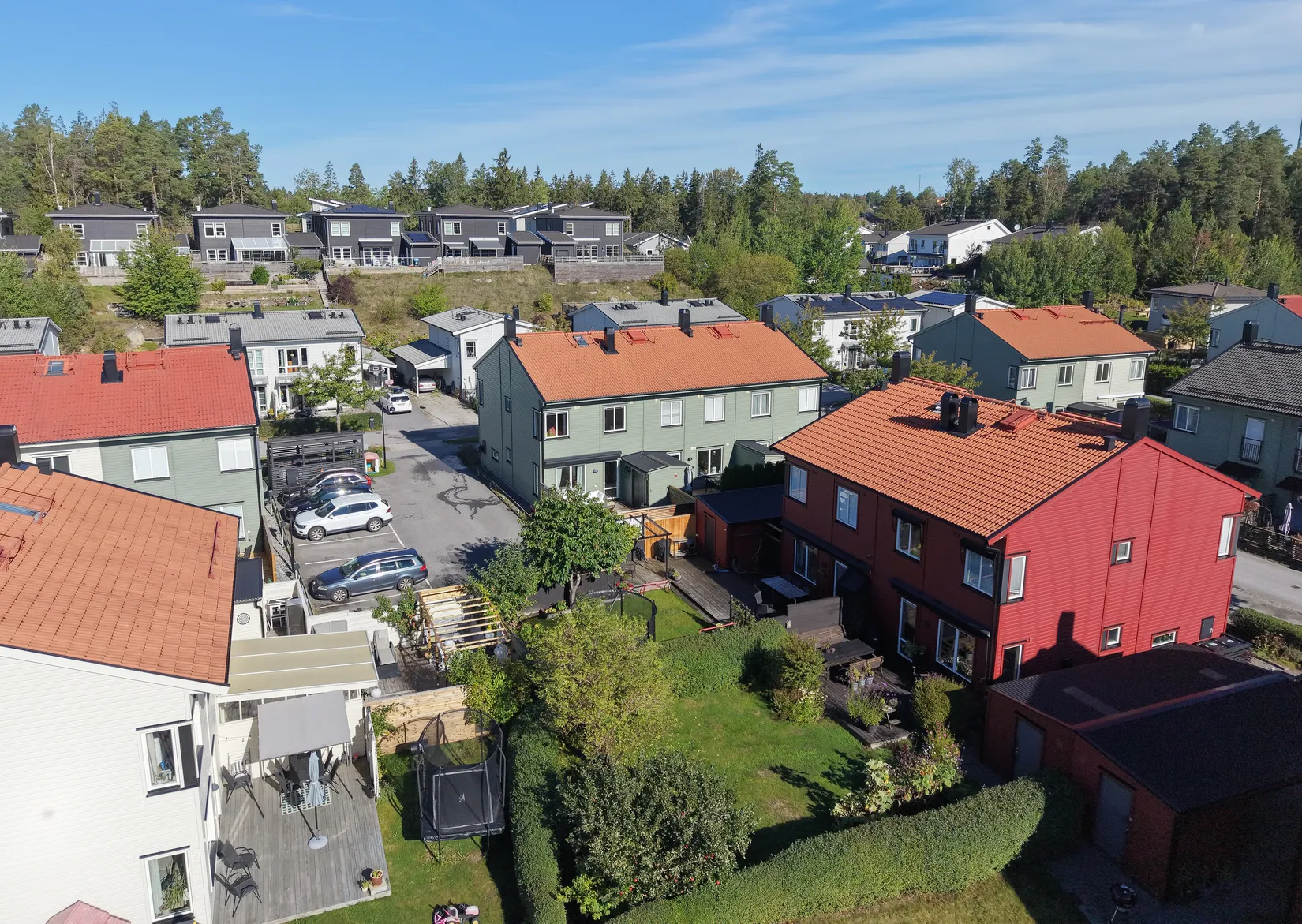Radhus, Hortensiavägen 45, Vistaberg, Huddinge