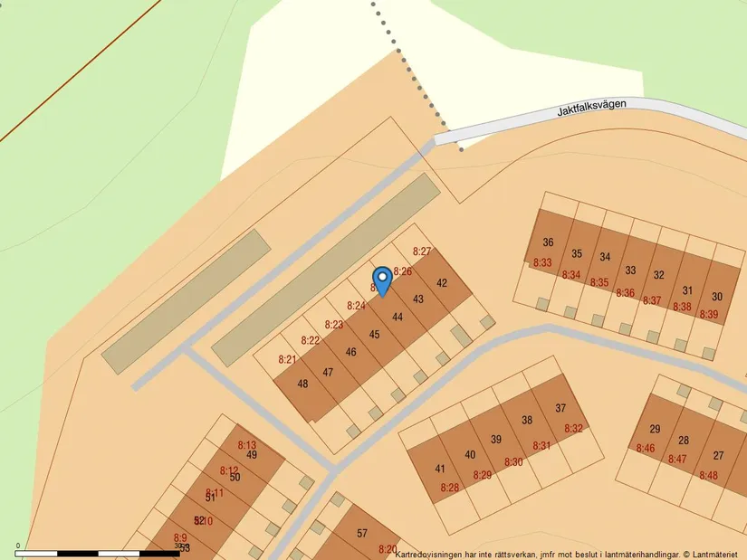 Radhus, Jaktfalksvägen 44, Bosvedjan, Sundsvall