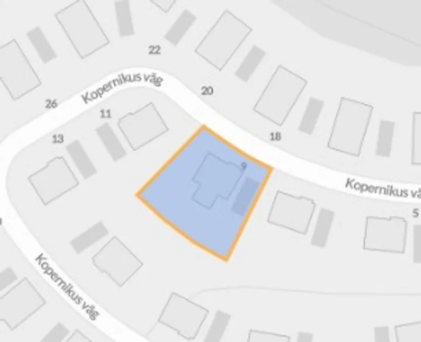 Villa, Kopernikus väg 9, Tumba - Solhöjden, Botkyrka