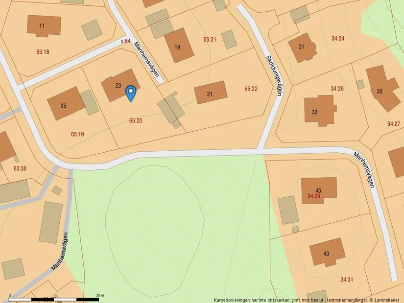 Villa, Manhemsvägen 23, Skuru, Nacka