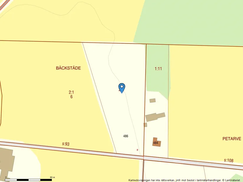Tomt, Sanda Bäckstäde 486, Västra Gotland - Sanda, Gotland