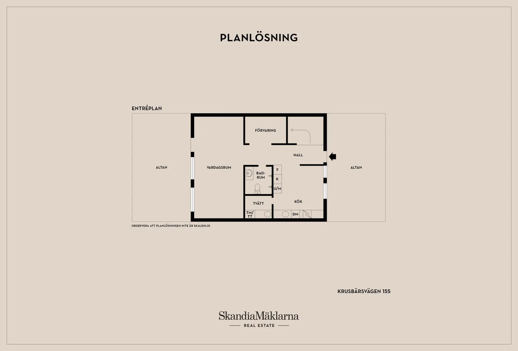 Radhus, Krusbärsvägen 151, Norra Peterslund, Oxelösund