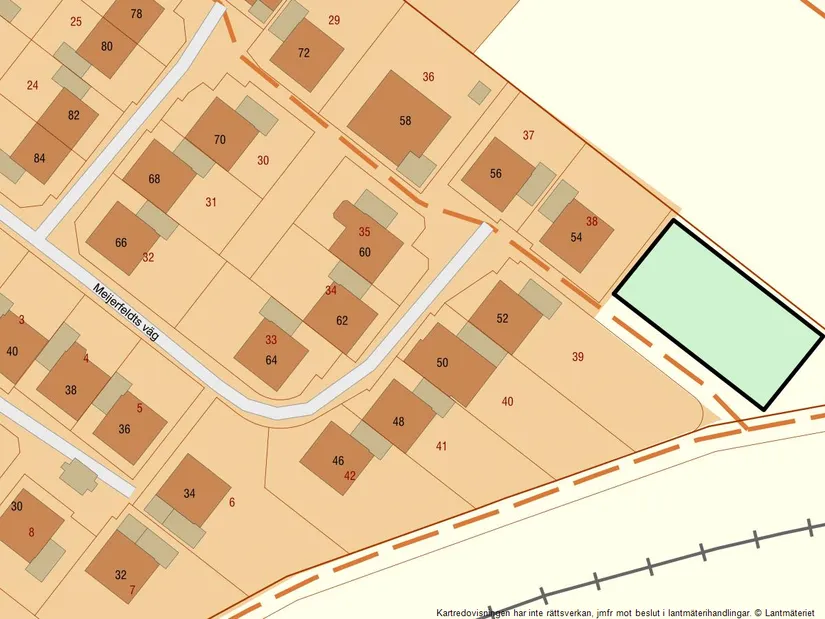 Radhus, Meijerfeldts väg 50, Näsbypark, Täby