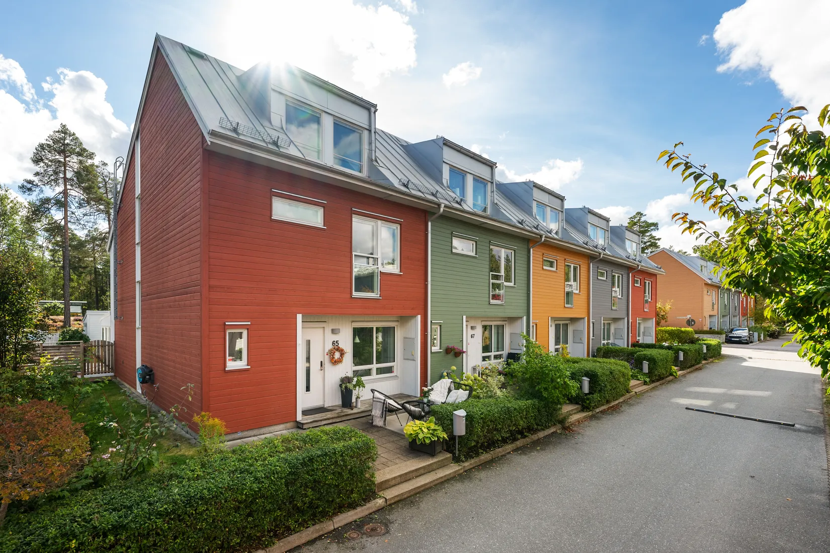 Radhus, Ligustervägen 65, Södra Hedvigslund, Nacka