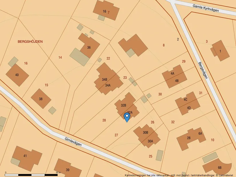 Radhus, Gimlevägen 32A, Berga Djursholm, Danderyd