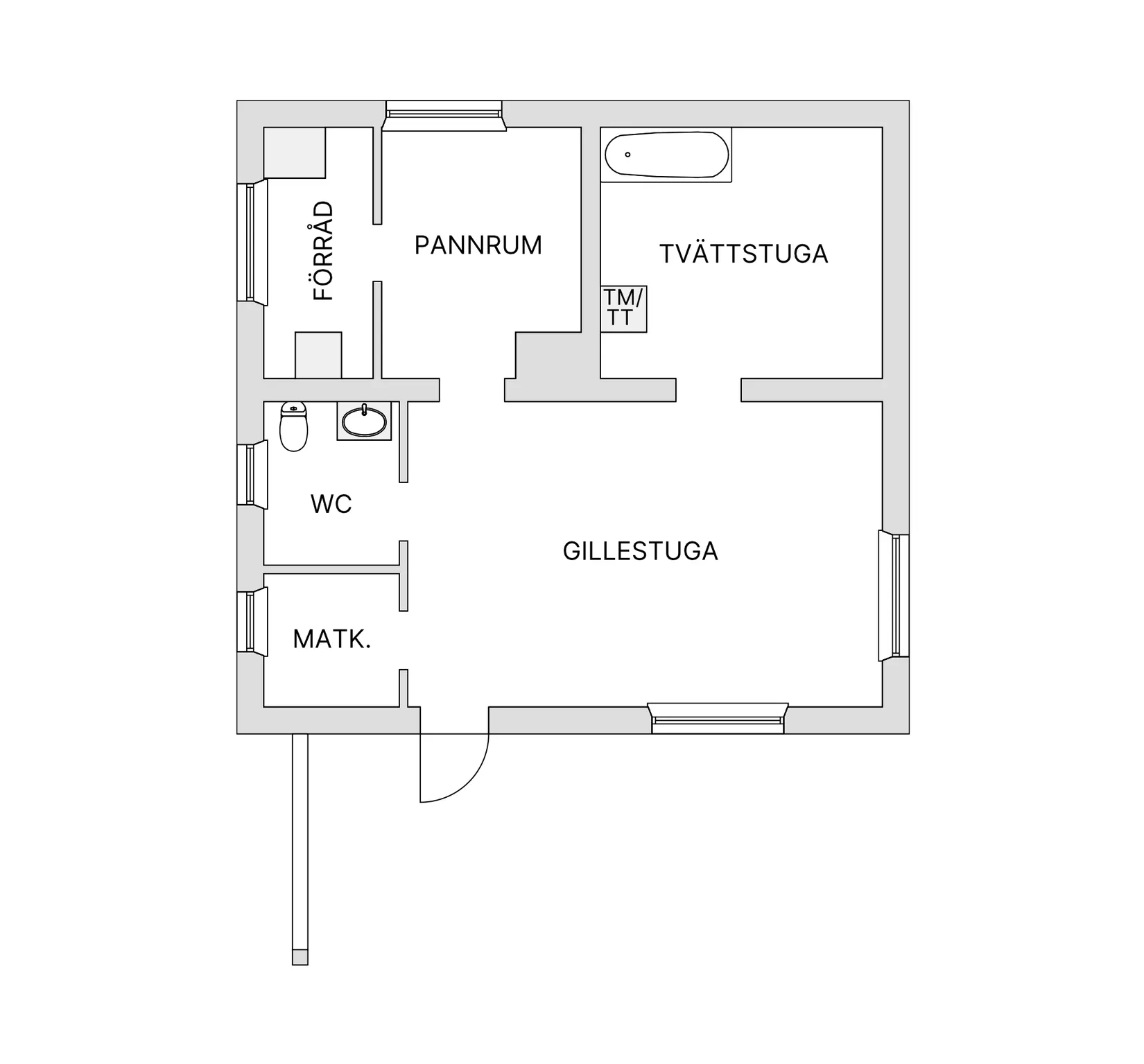 Villa, Mellangatan 5, Mossle, Värnamo