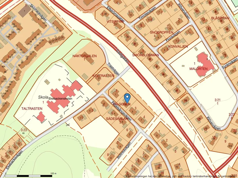 Villa, Fågelsångsvägen 3, Ekebacken, Ljungby