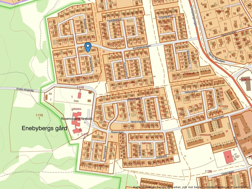 Villa, Senapsgränd 3, Enebyberg, Danderyd