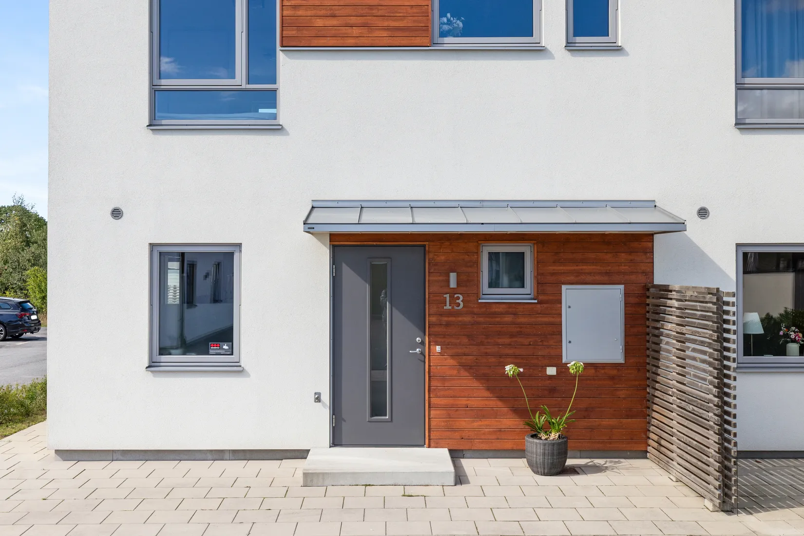 Radhus, Snäckgatan 13, Nybrostrand, Ystad