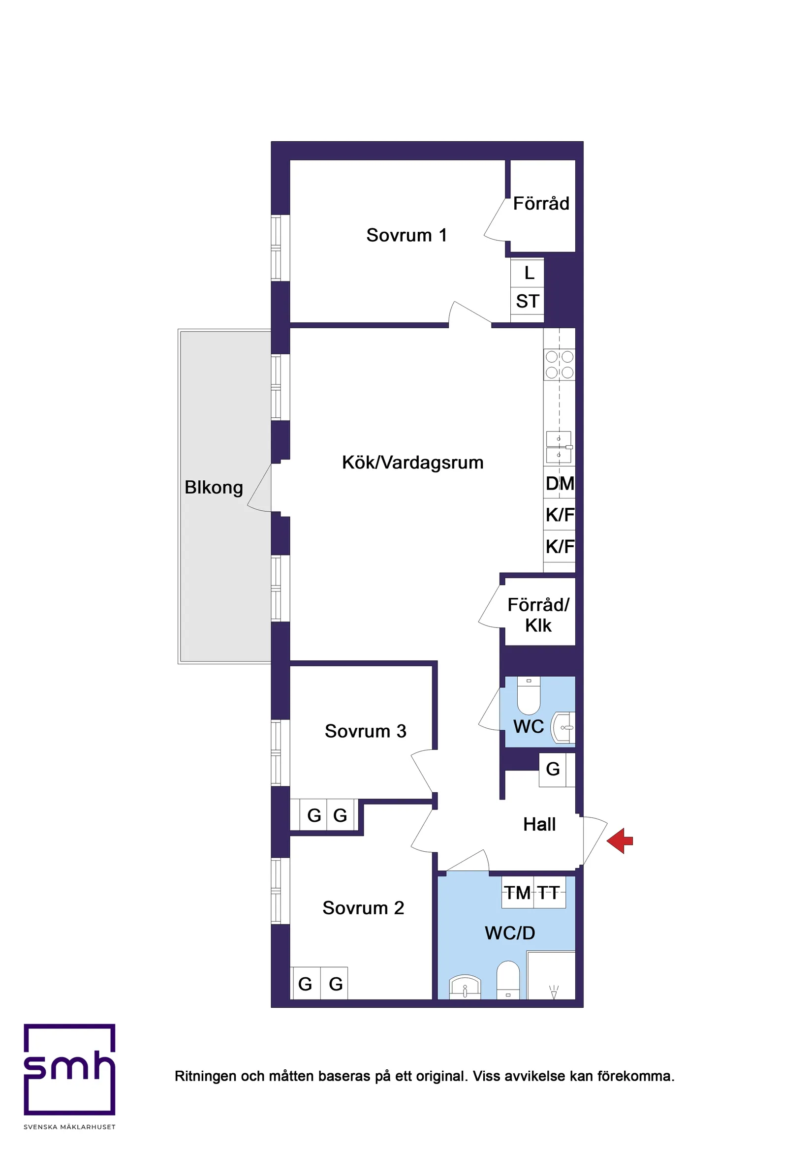 Bostadsrätt, Gaffelseglet 38, Vega, Haninge